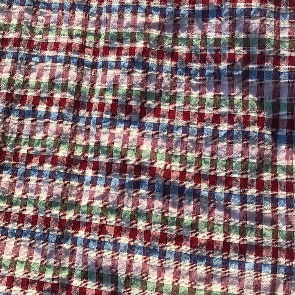 Madewell Sarong Midi Skirt in Rainbow Gingham Sz 6 - Picture 7 of 8